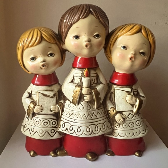 Set of 3 Vintage 1960 Vintage Parma by AAI Japan Christmas Caroler Figurines